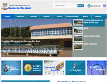 Tablet Screenshot of barradorioazul-rs.com.br
